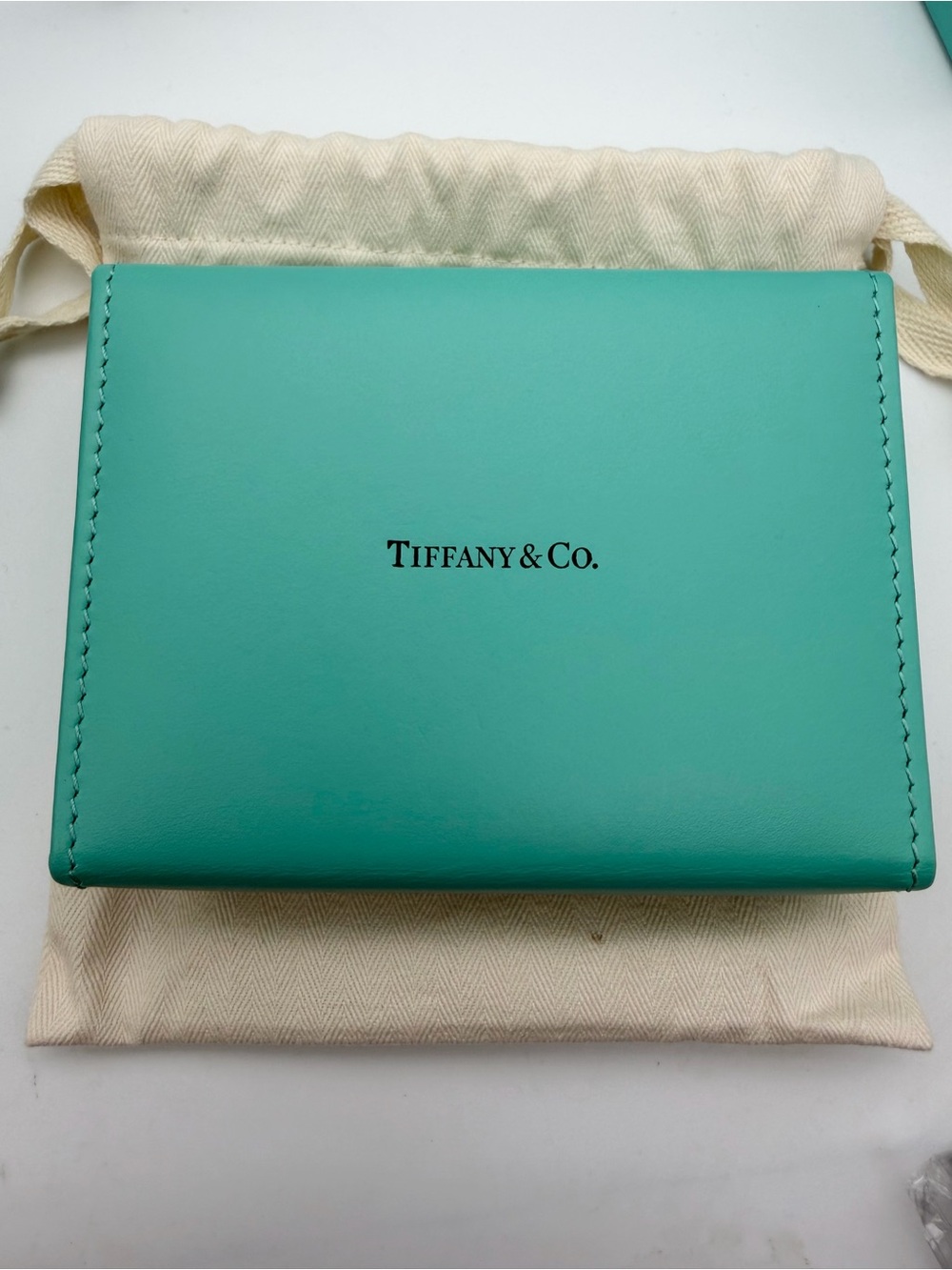 Tiffany & Co. New Small Leather Travel Jewelry Box